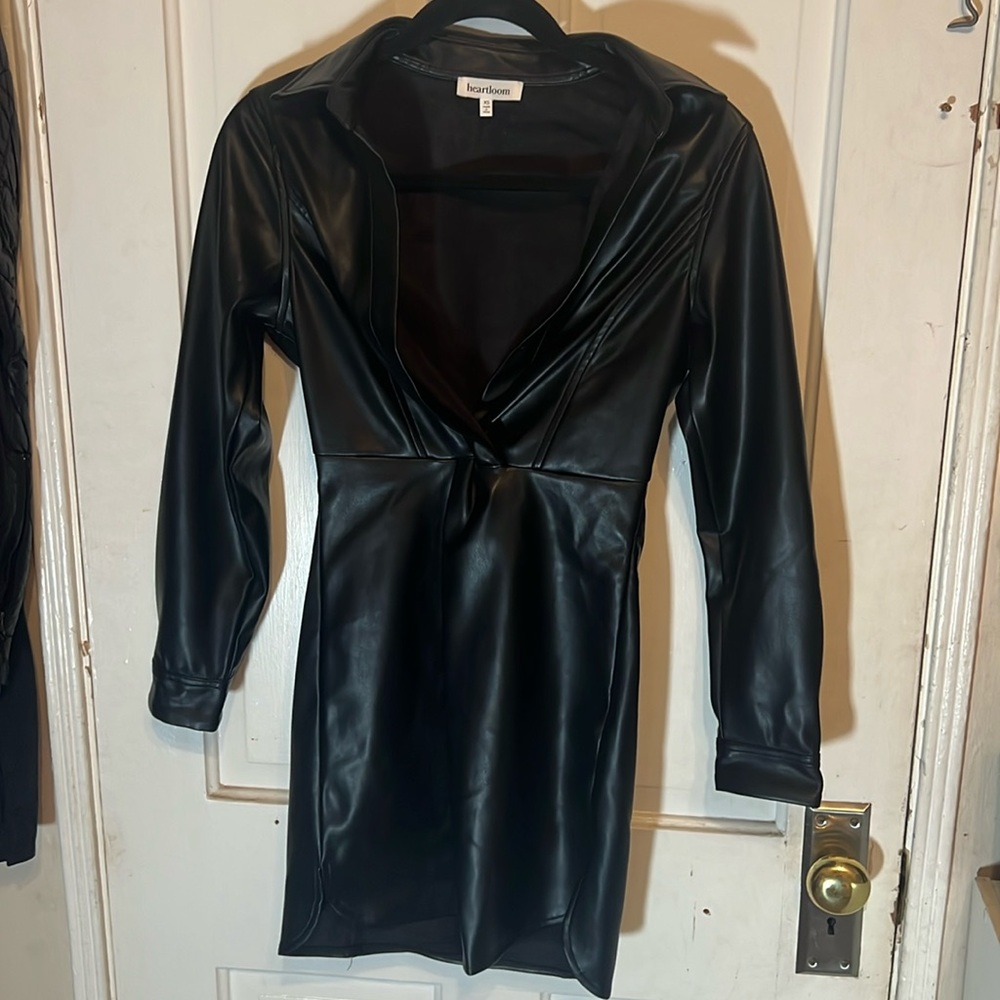 Heartloom Leather Dress XS worn once.